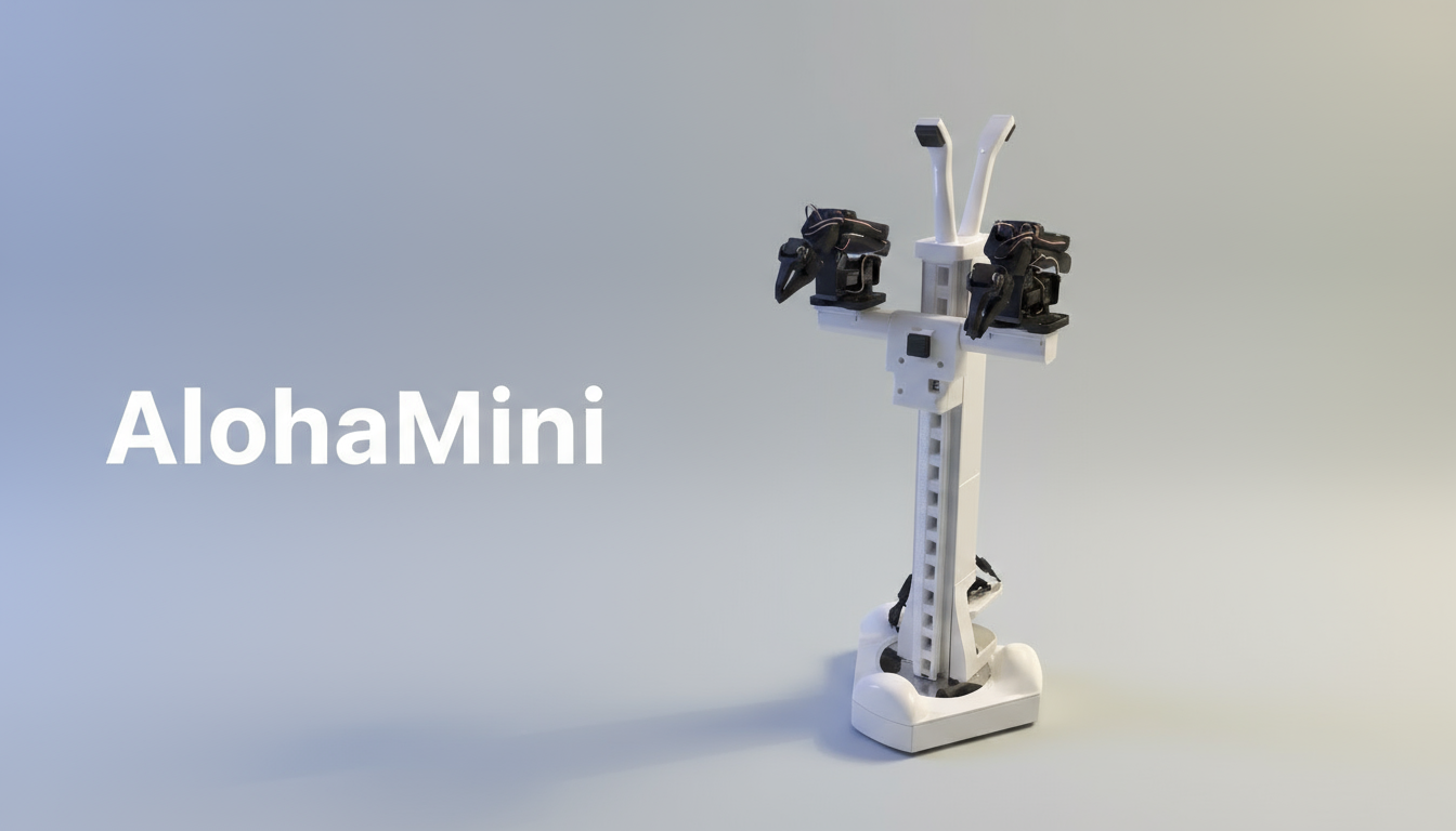AlohaMini 开放双臂机器人整机